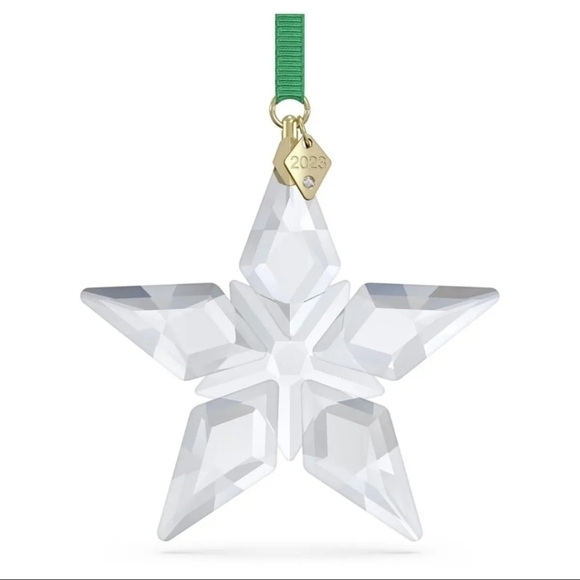 NWT Swarovski Small Crystal 2023 ANNUAL EDITION CHRISTMAS ORNAMENT AUTHENTIC - Picture 1 of 3